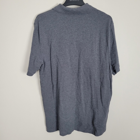 Brooks Brothers Orignal Fit Polo Mens Large Gray 100% Cotton Logo - Picture 7 of 7